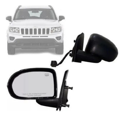 Retrovisor Compass 11/15 Eletrico Esquerdo C/termico Import