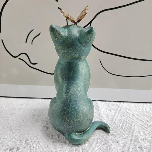 Figura De Con Mariposa, Estatua De Jardín, Escultura Animal