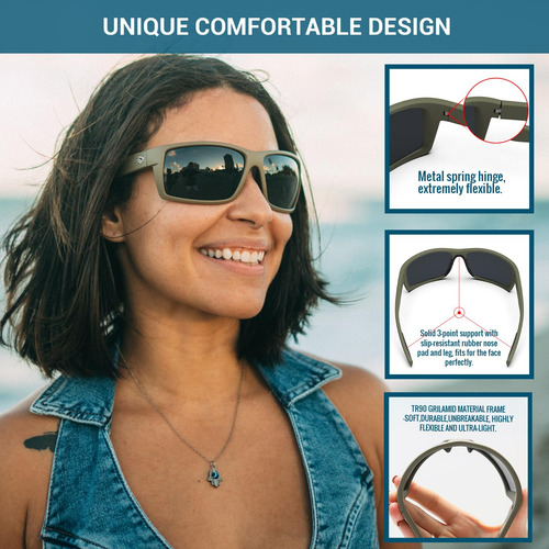 Gafas De Sol Deportivas Torege Tr24 Polarizadas Para Hombre