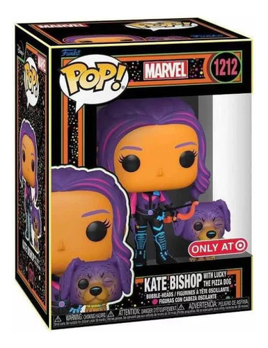 Funko Pop Marvel 1212 Exclusivo Target. Kate Bishop Con Perr