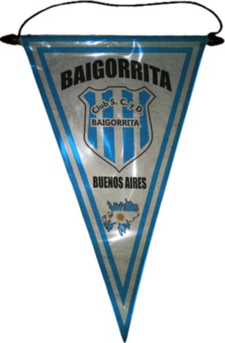 Banderin 37cm Deportivo Baigorrita Malvinas