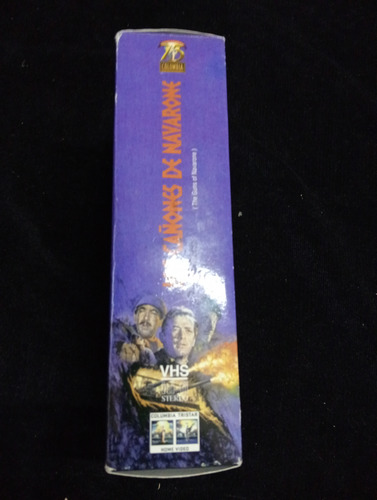 2 Cartuchos Vhs Los Cañones De Navarone Columbia Tristar (Usado)