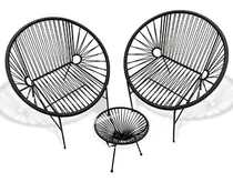 Comprar Combo 2 Sillas Acapulco Mod. Capri + Mesa C\u002Fvidrio - Pvc.
