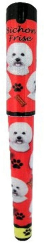 Bolígrafo De Gel E&s Pets Bichon Frise, Fácil De Deslizar