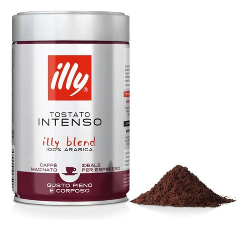 Illy Ground Espresso Dark Roast Coffee, 2 Unidades