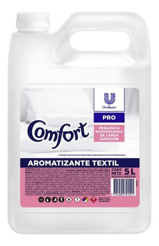 Comfot Aromatizante Textil Por 5lts Perfume Ropa 