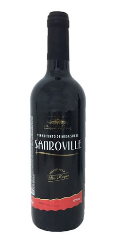 Vinho Tinto Suave Sanroville 750ml