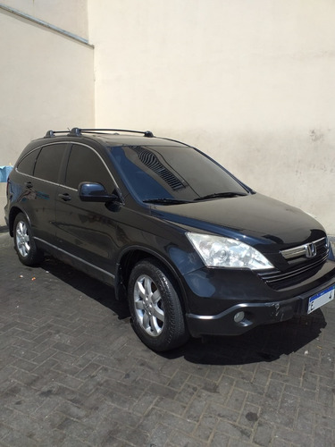 Imagem 4 de 11 de Cr-v Exl 2.0 Automatico 2008 /2008 Preta Top Completo