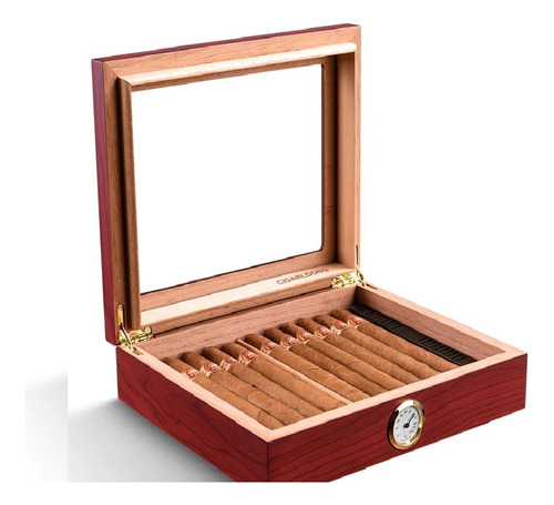 Humidor De Puros Madera De Cedro