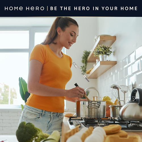 Home Hero Juego De Utensilios De Cocina De Acero Inoxidab...