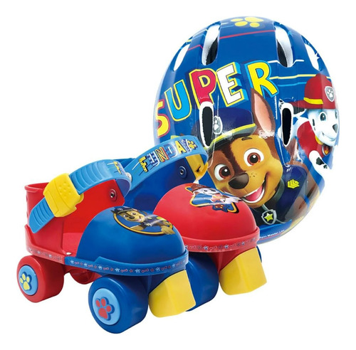 Patines Entrenadores Paw Patrol Con Casco