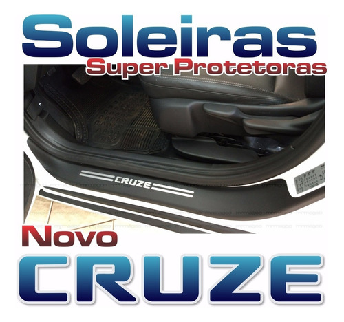 Soleira Novo Cruze 2019 2020 2021 2022 Sedan Sport6 Hatch
