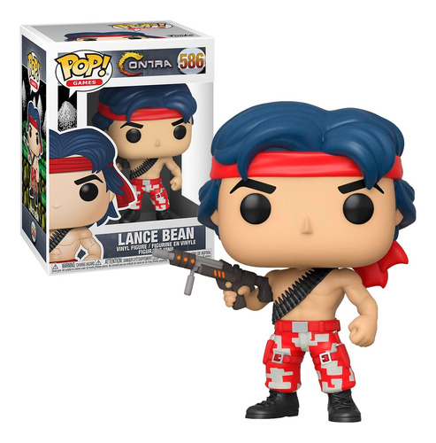 Funko Pop Lance Bean #586 Videojuego Contra Original