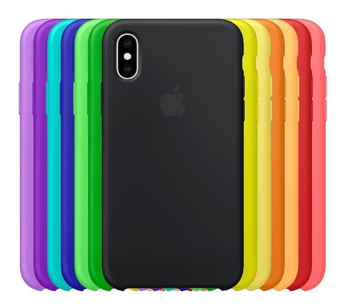Silicone Case Original iPhone 6 7 8 X Plus Apple Oferta Ya