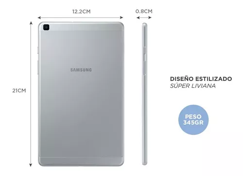 Imagen 7 de 10 de Tablet  Samsung Galaxy Tab A 8.0 2019 SM-T290 8" 32GB negra y 2GB de memoria RAM
