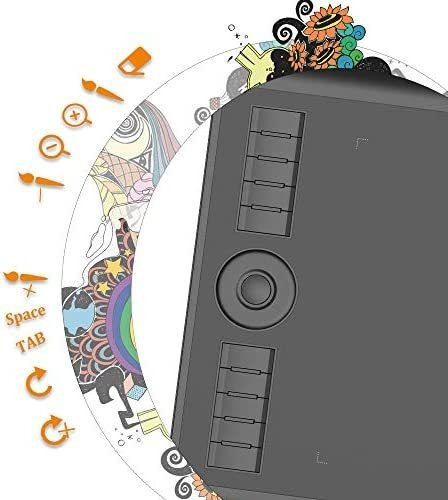 Tableta Gráfica Digital Artística De 10 X 6.25 Para Dibujo