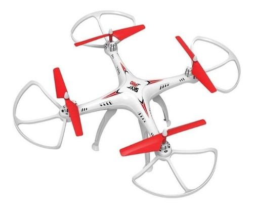 Drone Polibrinq Vectron Branco E Vermelho 1 Bateria Cor Branco/Vermelho
