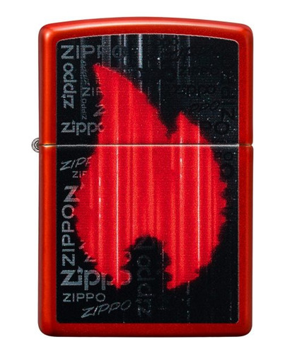 Encendedor Zippo Zp49584 Flame Design /relojeria Violeta