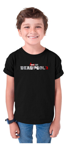 Camiseta Figura Deadpool Comic Mundo Marvel Ropa Comoda