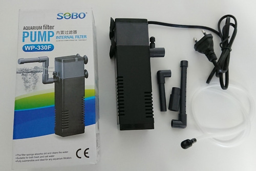 Imagen 2 de 2 de Filtro Sumergible Para Acuario Sobo Wp-330f