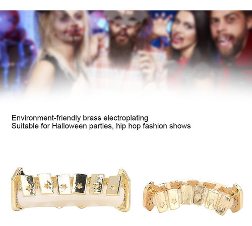 Para Grillz Dientes Set Hip Hop Prop Grillz Dientes