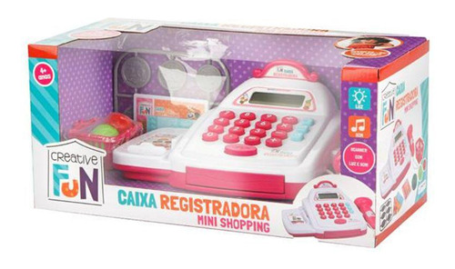Caixa Registradora Mini Shopping Rosa Multikids - Br1182