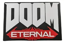 Comprar Doom Eternal Logo 3d Placa Pc Flashback Geek Gamer Decoração