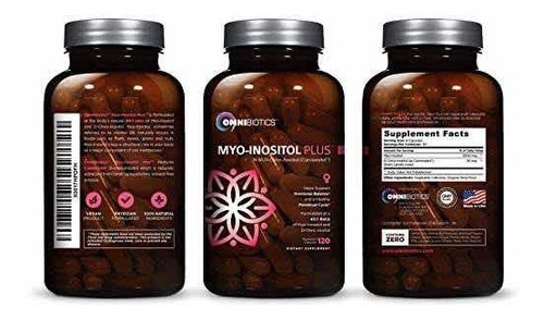 Myo Inositol Plus (120 Cápsulas) Omnibiotics Hecho En E.u. Sabor Sin Sabor