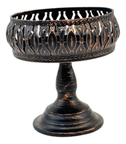 L Soporte For Frutero De Hierro, Soporte En L, Color Negro