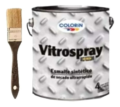 Vitrospray Color Secado Rapido Colorin X 1 Lt + Pincel