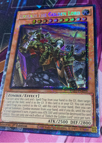 Eldlich The Golden Lord (alt) Collectors Ra01-en019 Yugioh