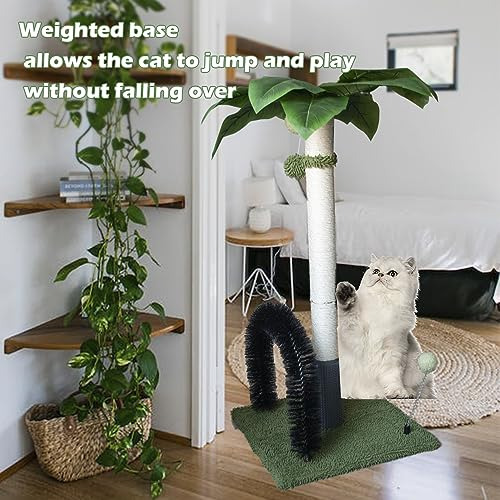 Poste Rascador Para Gatos 75 Cm Alto, Sisal Natural Auto Ase