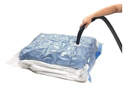 Set X 1 Bolsa Al Vacio Guarda Ropa Aspiradora Espacio 100x70