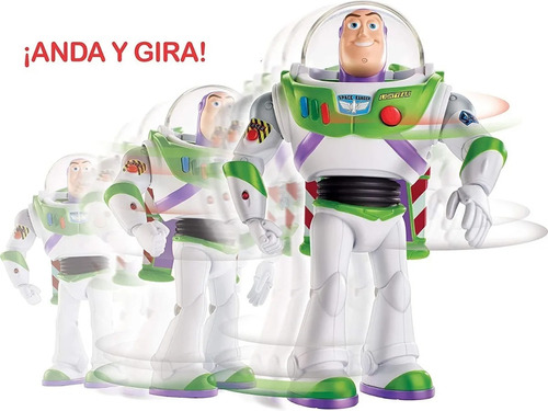 Buzz Lightyear Camina Y Habla +40 Frases Toy Story 4 Mattel