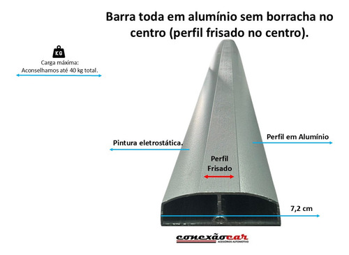 Rack Para Hb20 2020 Até 2025 Hatch Ou Sedan Alumínio
