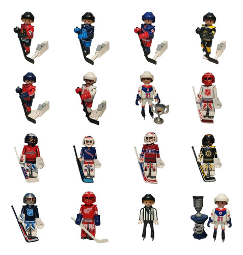 Playmobil Jugadores De Hockey Sobre Hielo Nhl Deportes Usa