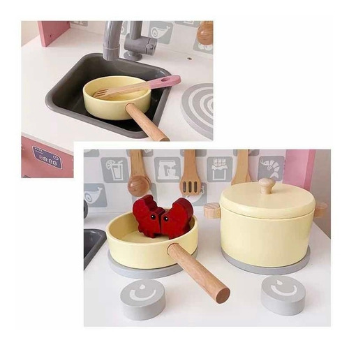 Imagen 2 de 3 de Cocina De Madera Para Niños Cod Nu-002