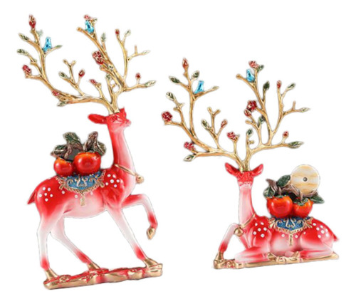 Figuras De Renos, Figuras De Ciervos, Decoración Del Hogar,