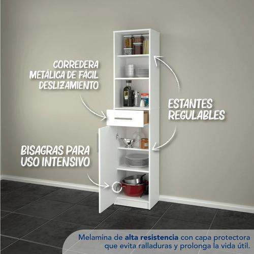 Imagen 6 de 7 de Despensero Con Puerta Baja G14 Rack