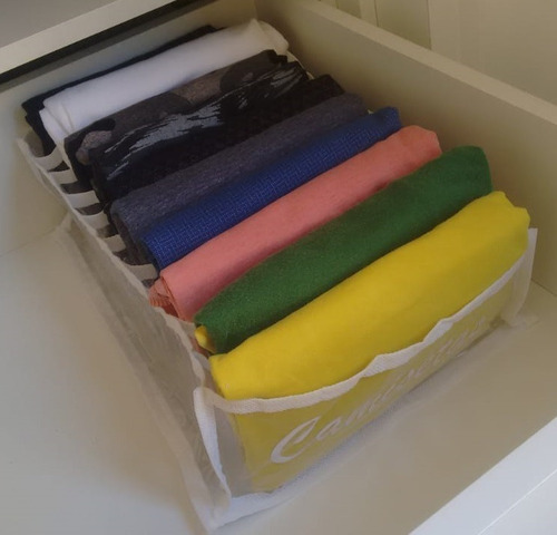 Organizador De Gavetas Camisetas Kit 4 Unidades