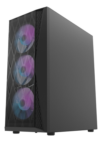 Gabinete Gamer Darkflash Dk352 Mesh Atx 4 Fans Rgb Incluidos Negro