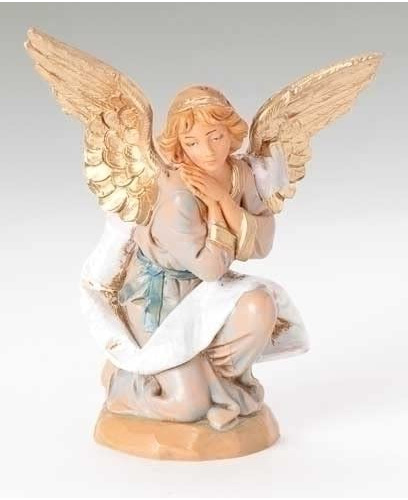 Fontanini 72518 - Figura De Navidad De Angel Arrodillado De 