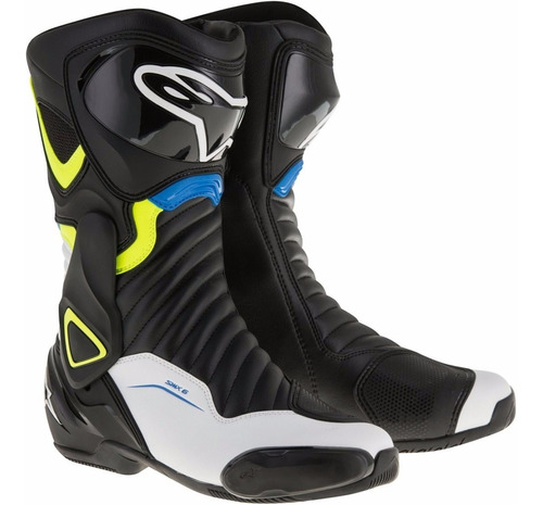 Bota Alpinestars Smx-6 V2 Com Anti-torção Azul Branca