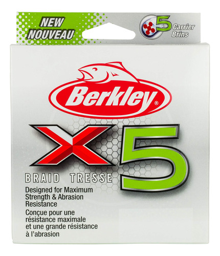 Berkley Linea Pesca Trenzada Yarda Libra Cristal