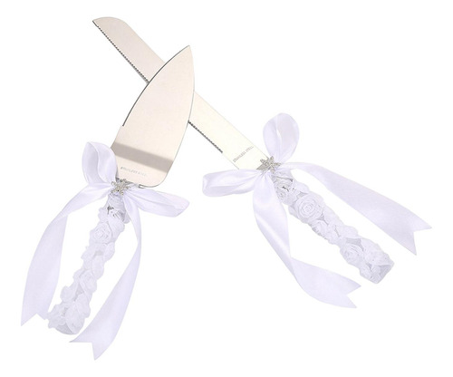 Juego De Servidor Y Cuchillo Para Pastel De Bodas De Primera
