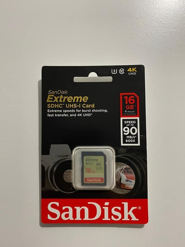 Cartao De Memoria Sandisk Extreme 16 Gb Original