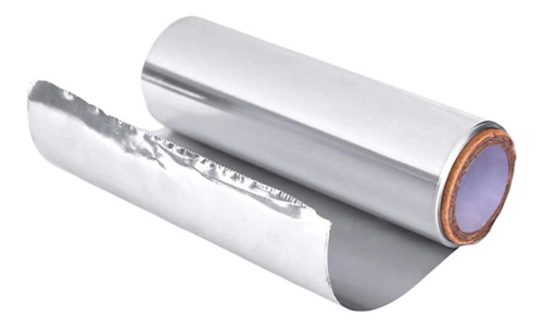 10 Rollos Papel Aluminio Para Realizar Mechas De 50m 