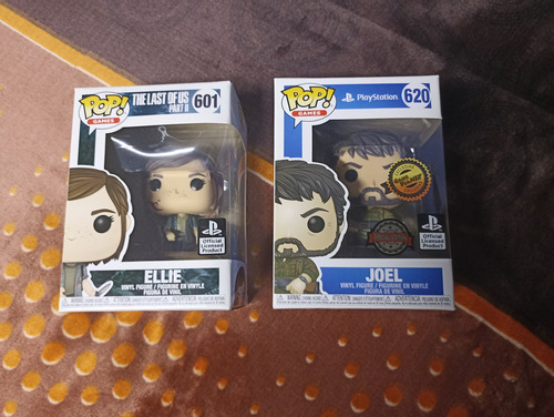 Funko Pop The Last Of Us Joel Y Ellie (Usado)