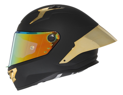 Casco Certificado Ece Para Moto Dot Integral Xtrong R1 Negro Matte Xl