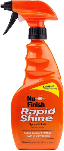 Rapid Shine Nu Finish Cera Alta Tecnologia Auto Usa .x476ml